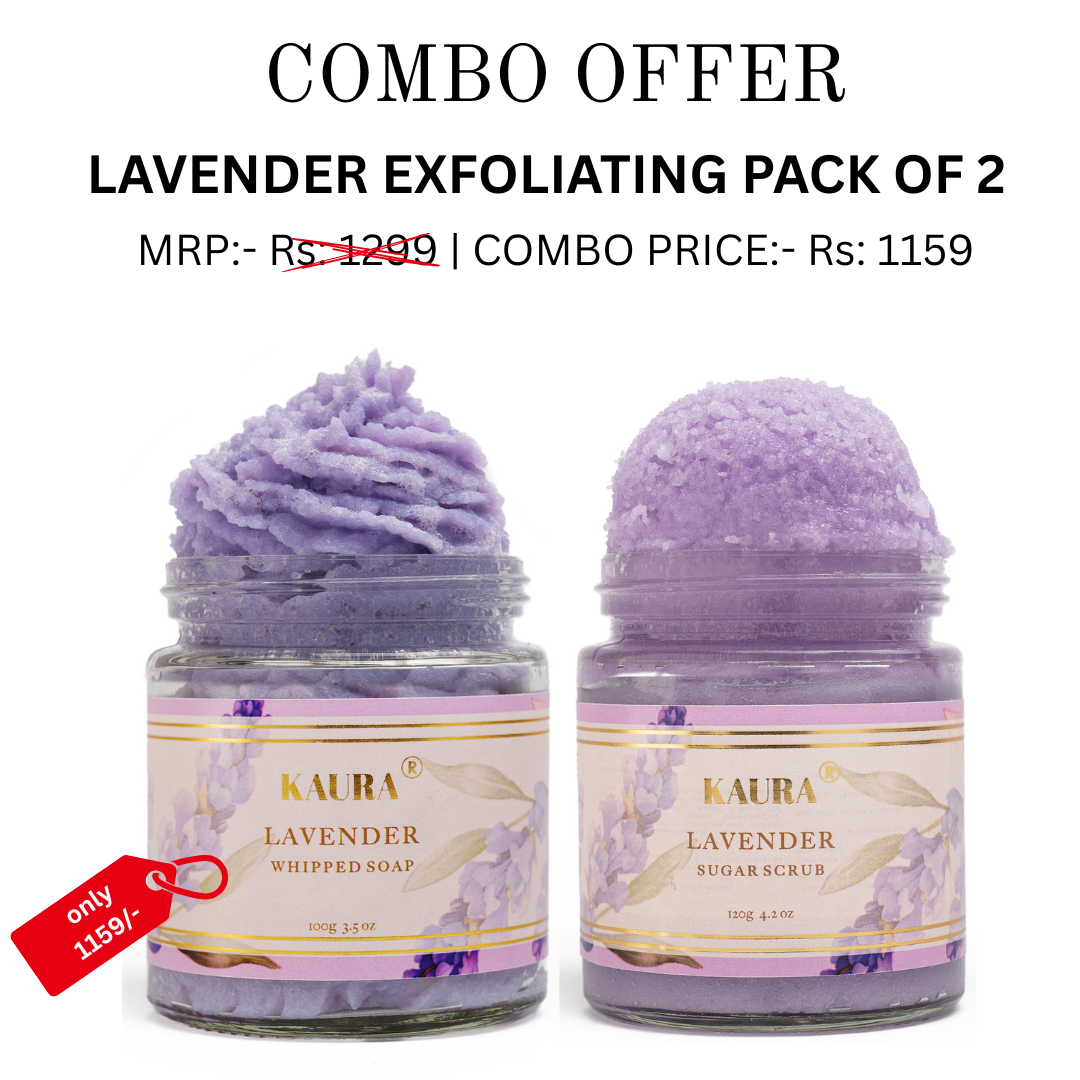 Lavender exfoliating pack of 2