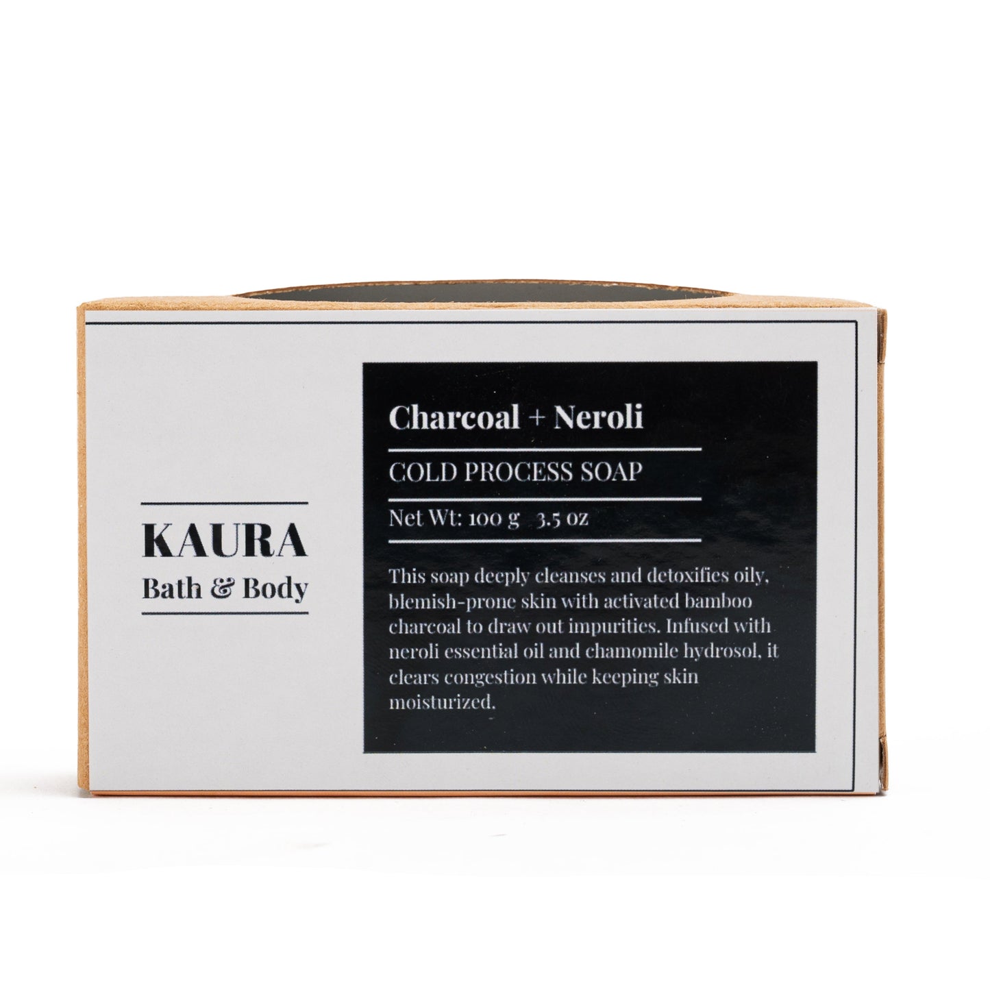 Charcoal + Neroli Soap