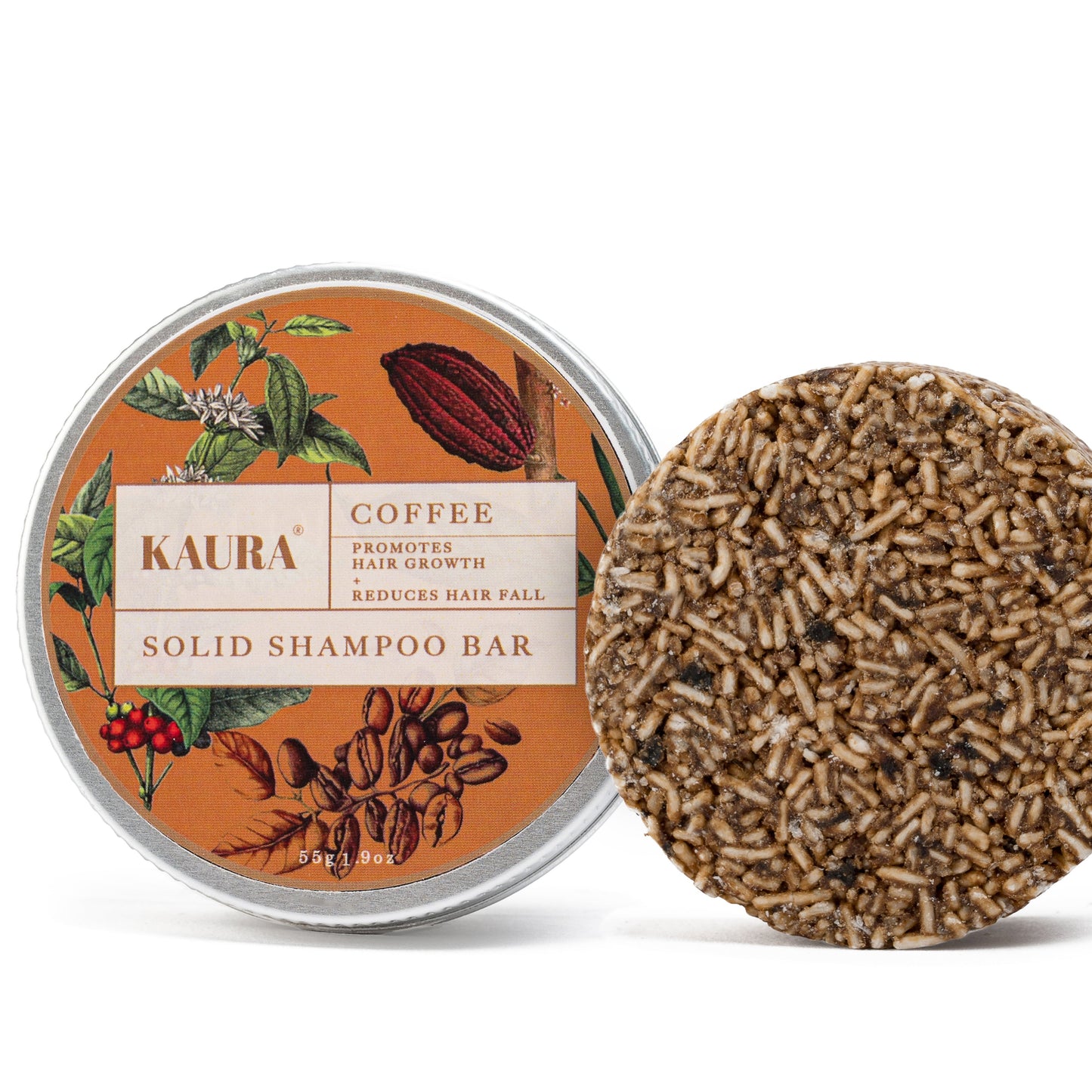 Coffee Solid Shampoo Bar