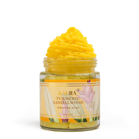 Turmeric + Sandalwood Whipped Soap