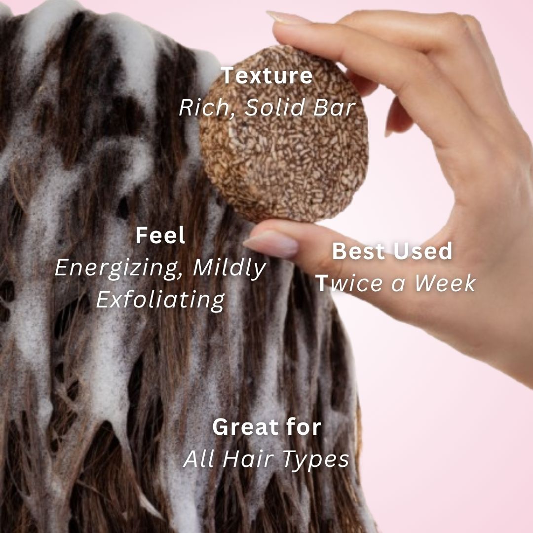 Coffee Solid Shampoo Bar