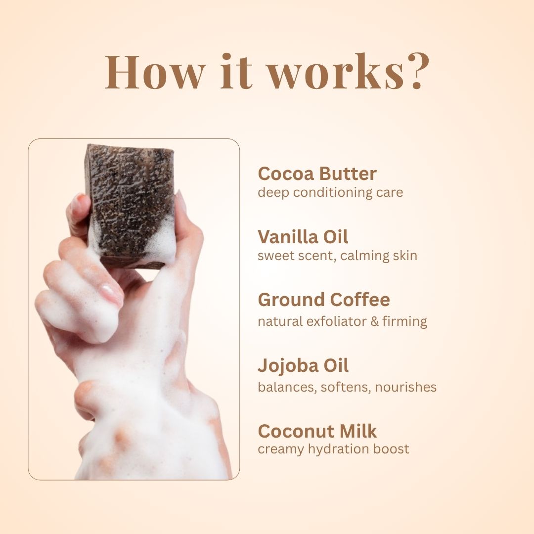 Coffee Soap (Coffee + Vanilla)