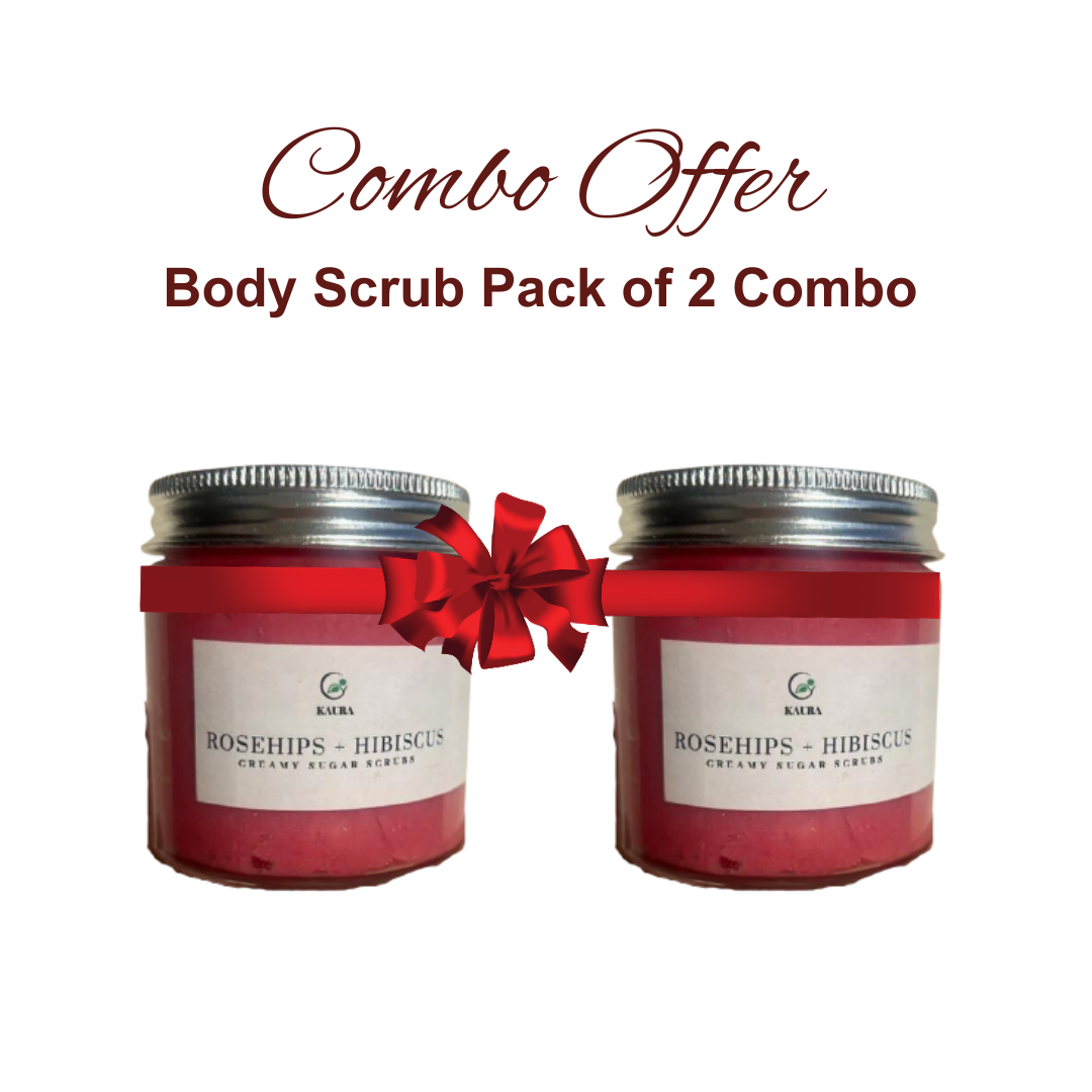 Rosehip + Hibiscus creamy sugar scrub