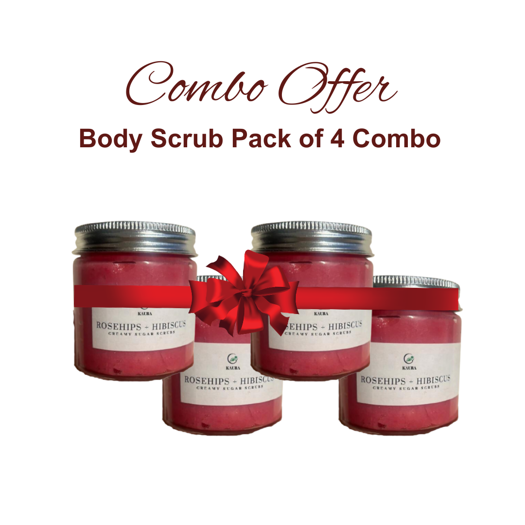 Rosehip + Hibiscus creamy sugar scrub