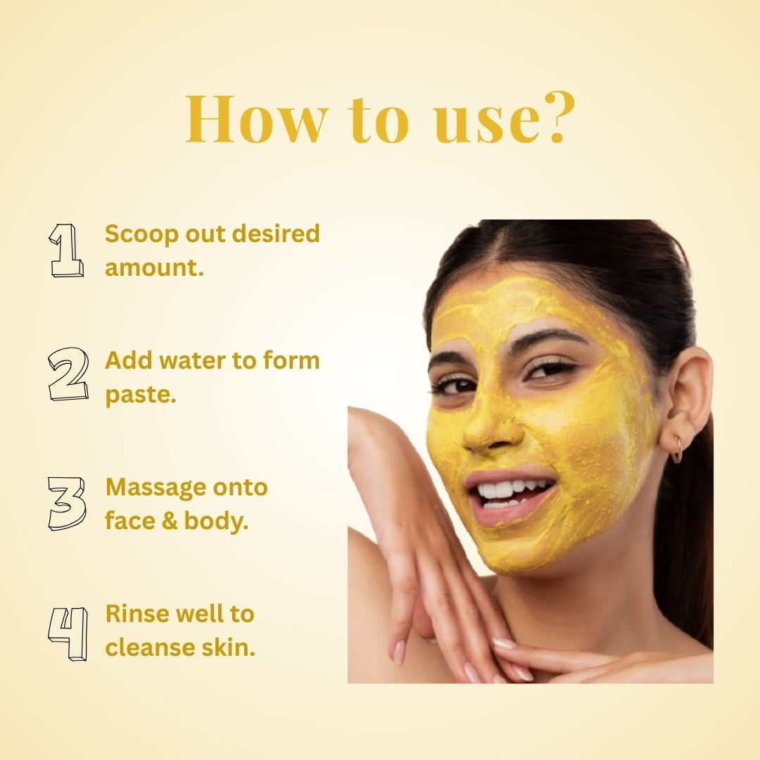 Golden Glow 3 in 1 Facial Scrub