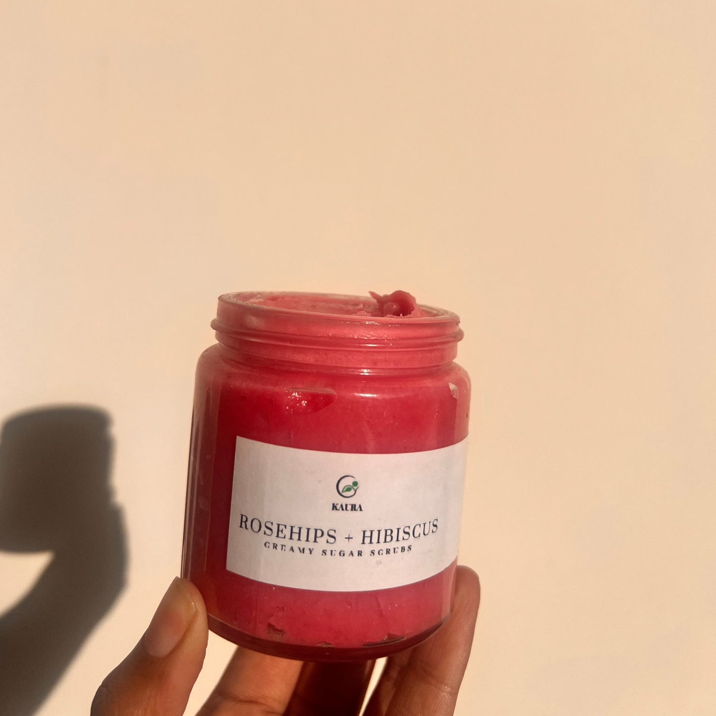 Rosehip + Hibiscus creamy sugar scrub