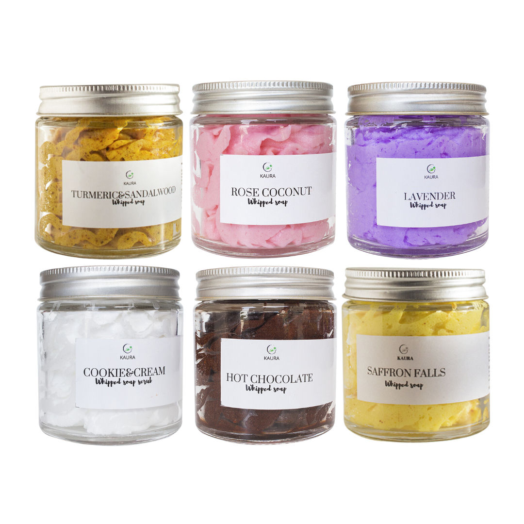 Whipped Soap Bundle pack of 6