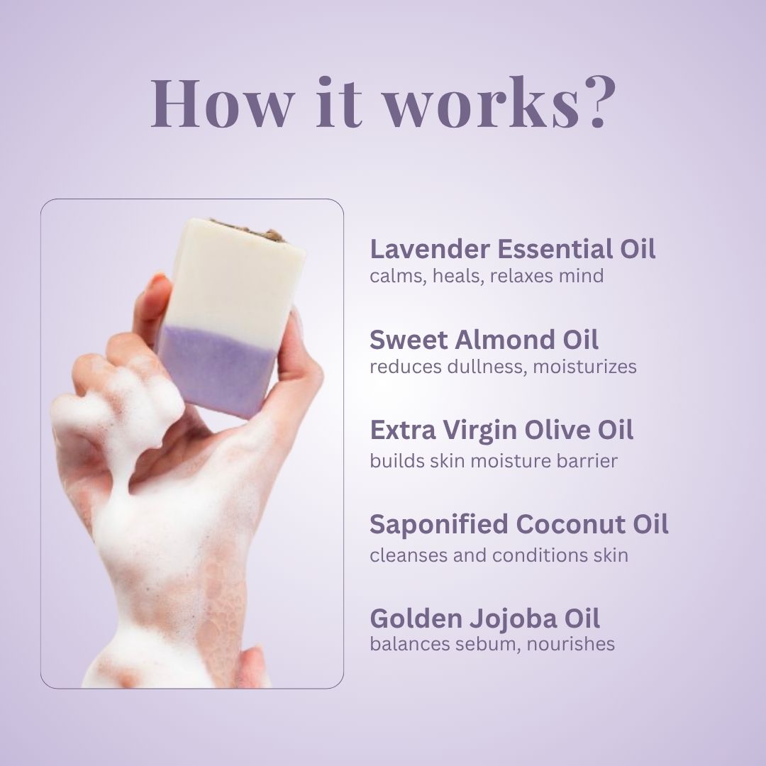 Lavender Garden Cold Processed Soap