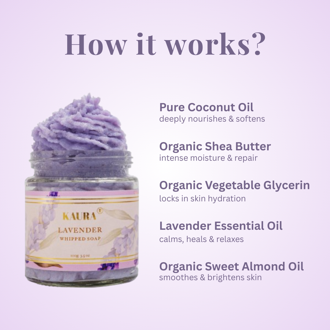 Lavender Whipped Soap