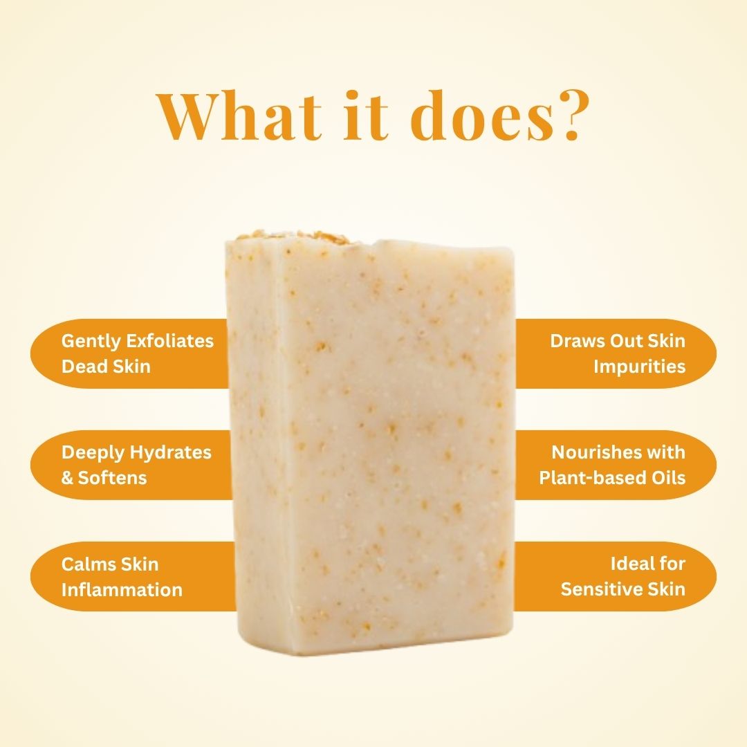 Oats and Kaolin Soap