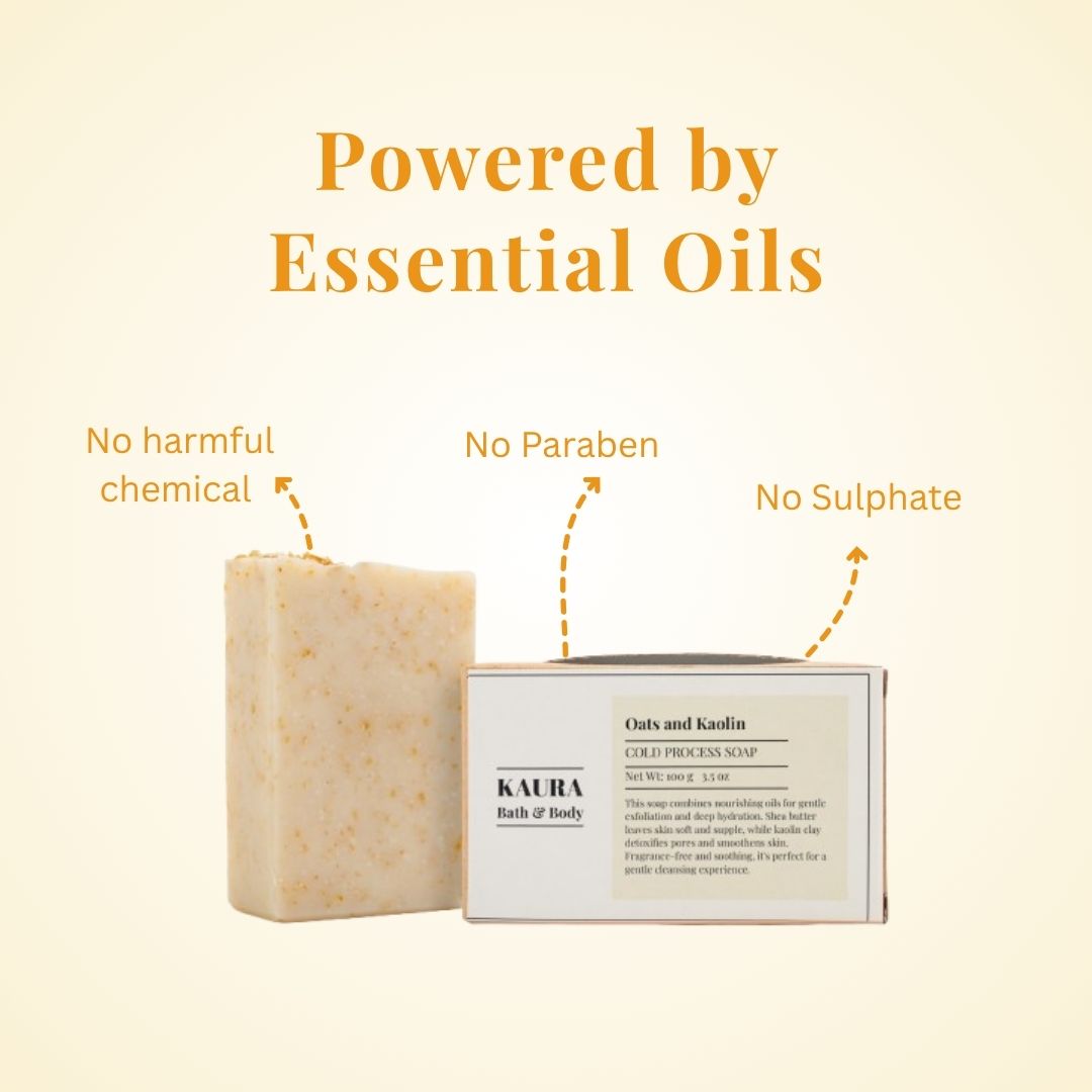 Oats and Kaolin Soap