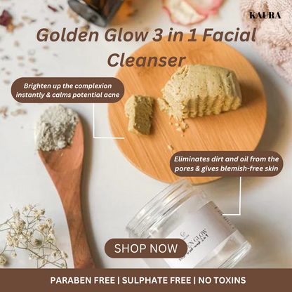 Golden Glow 3 in 1 Facial Scrub