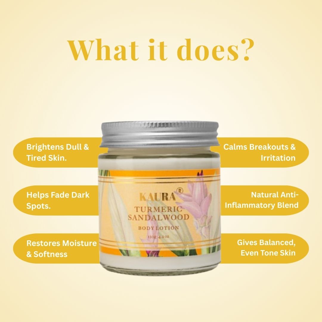 Turmeric + Sandalwood Body Lotion