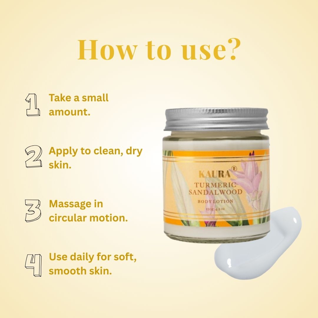 Turmeric + Sandalwood Body Lotion