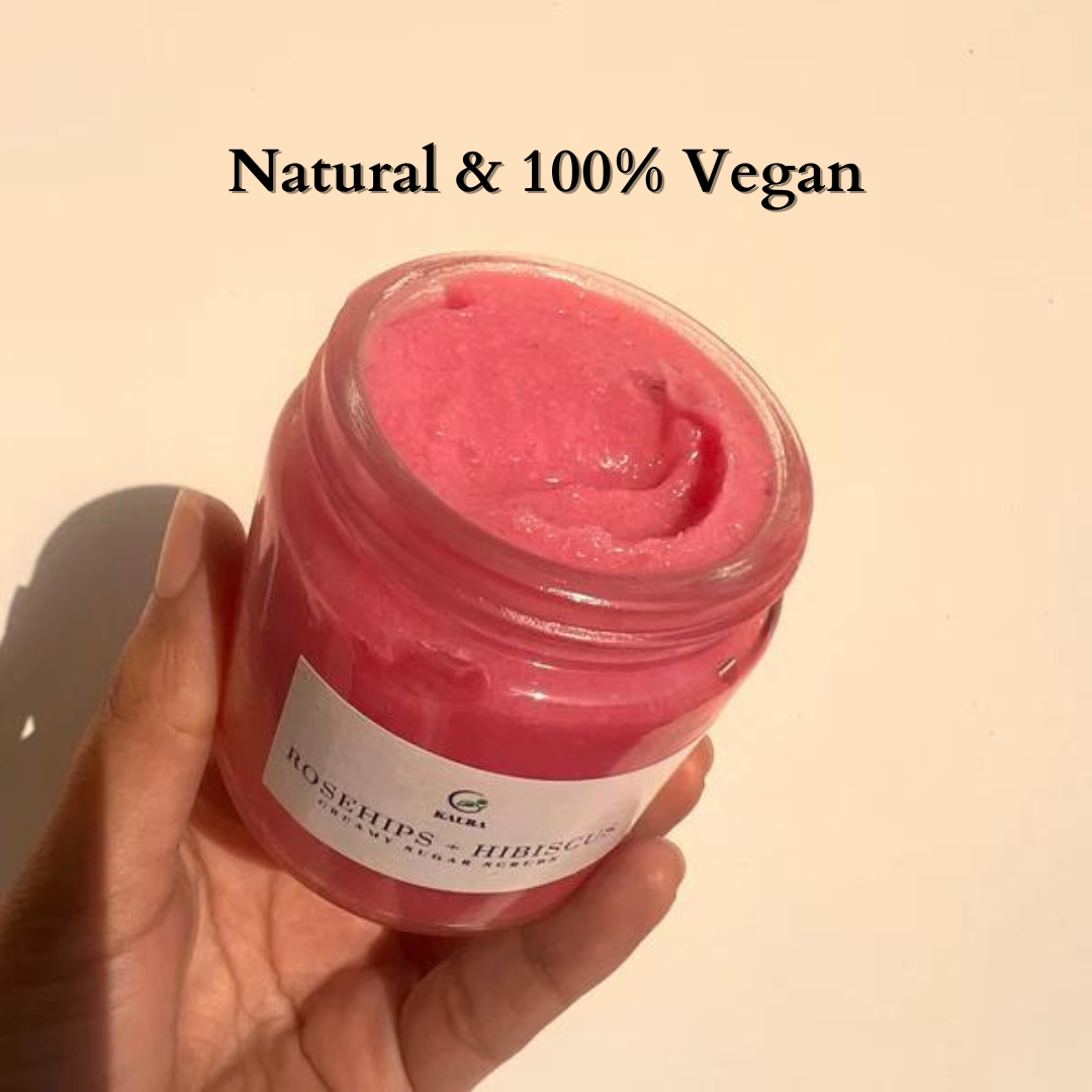 Rosehip + Hibiscus creamy sugar scrub