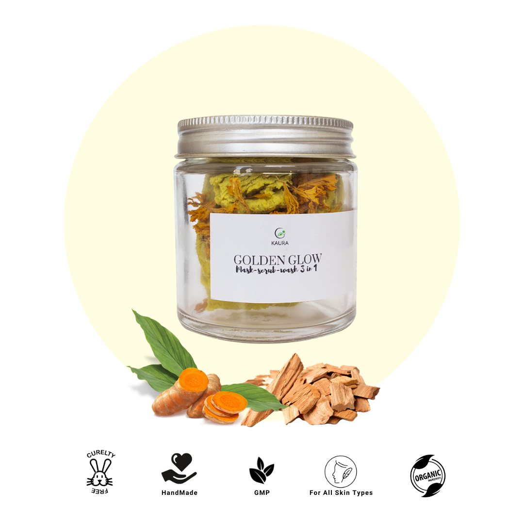 Skincare mask for instant glow