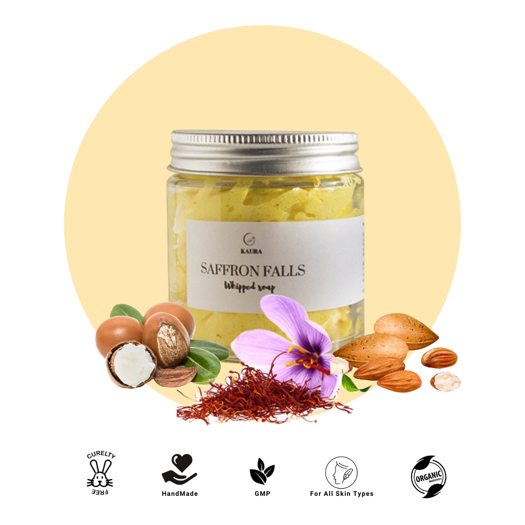 Saffron Falls Whipped Soap
