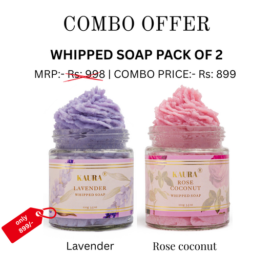 Whipped Soap Bundle pack of 2