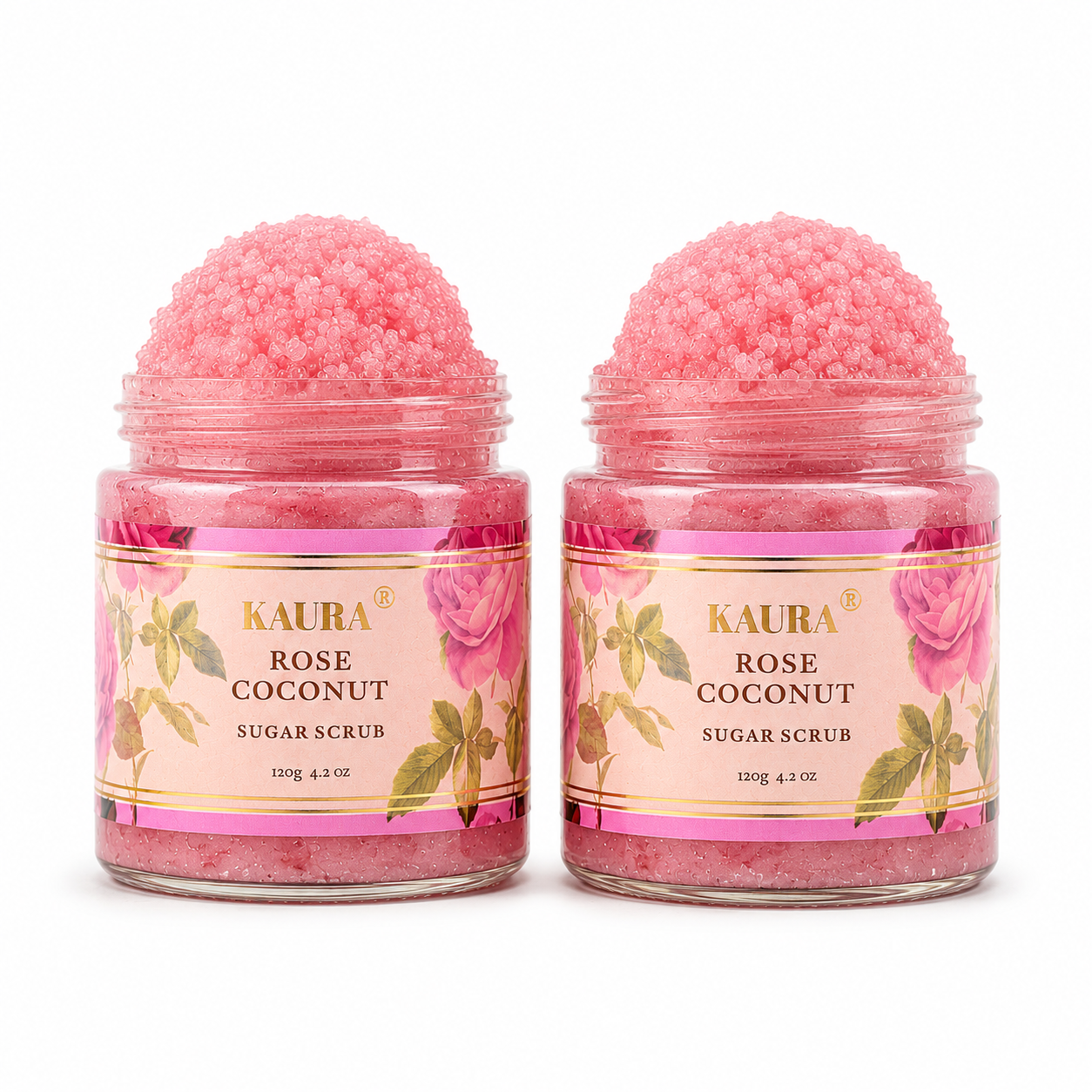 Rose Coconut Sugar Salt Scrub