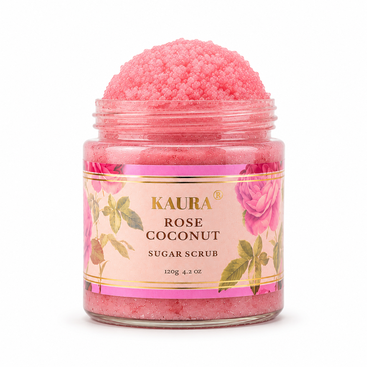 Rose Coconut Sugar Salt Scrub