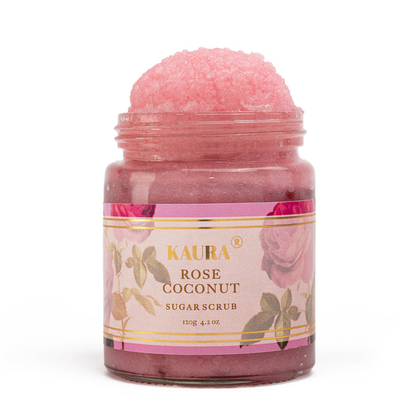 Rose Coconut Sugar Salt Scrub