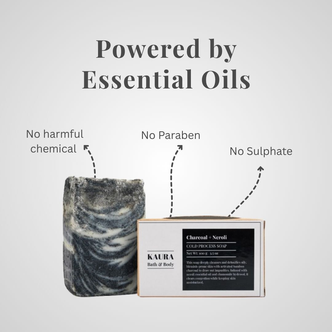 Charcoal + Neroli Soap