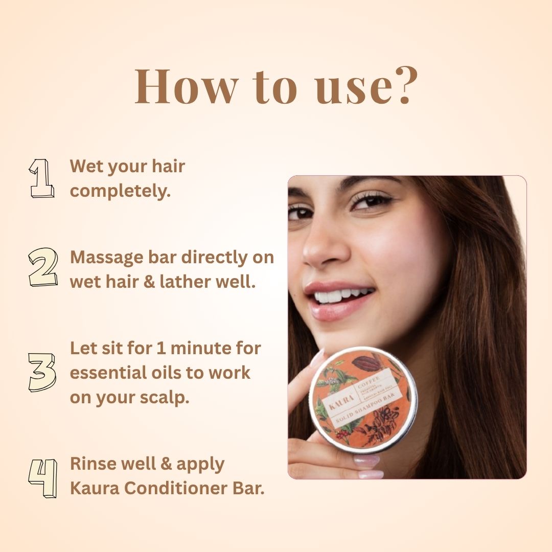 Coffee Solid Shampoo Bar