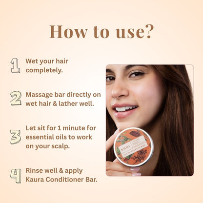 Coffee Solid Shampoo Bar