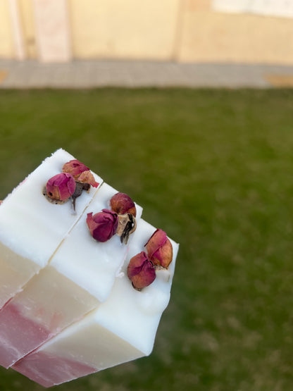 Rose garden soap