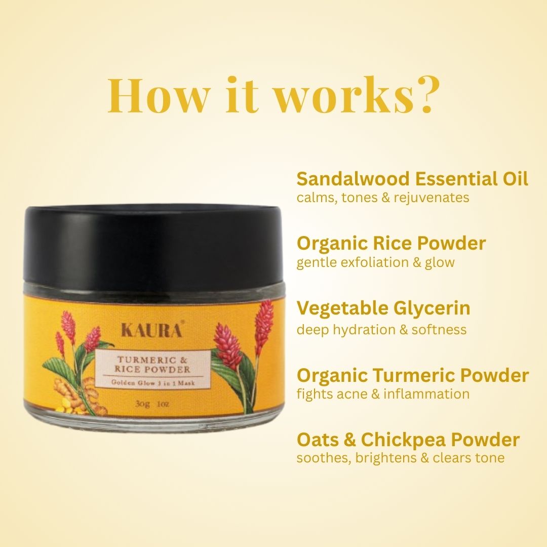 Golden Glow 3 in 1 Facial Scrub