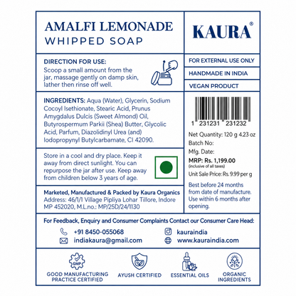 Amalfi Lemonade Whipped soap