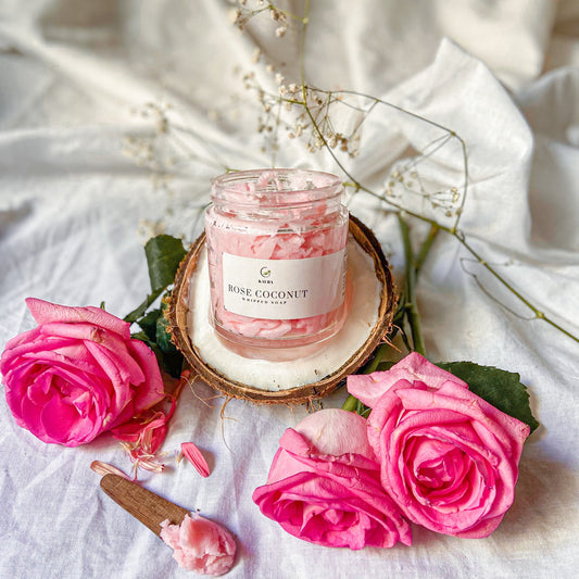 Rose Coconut Whipped Soap