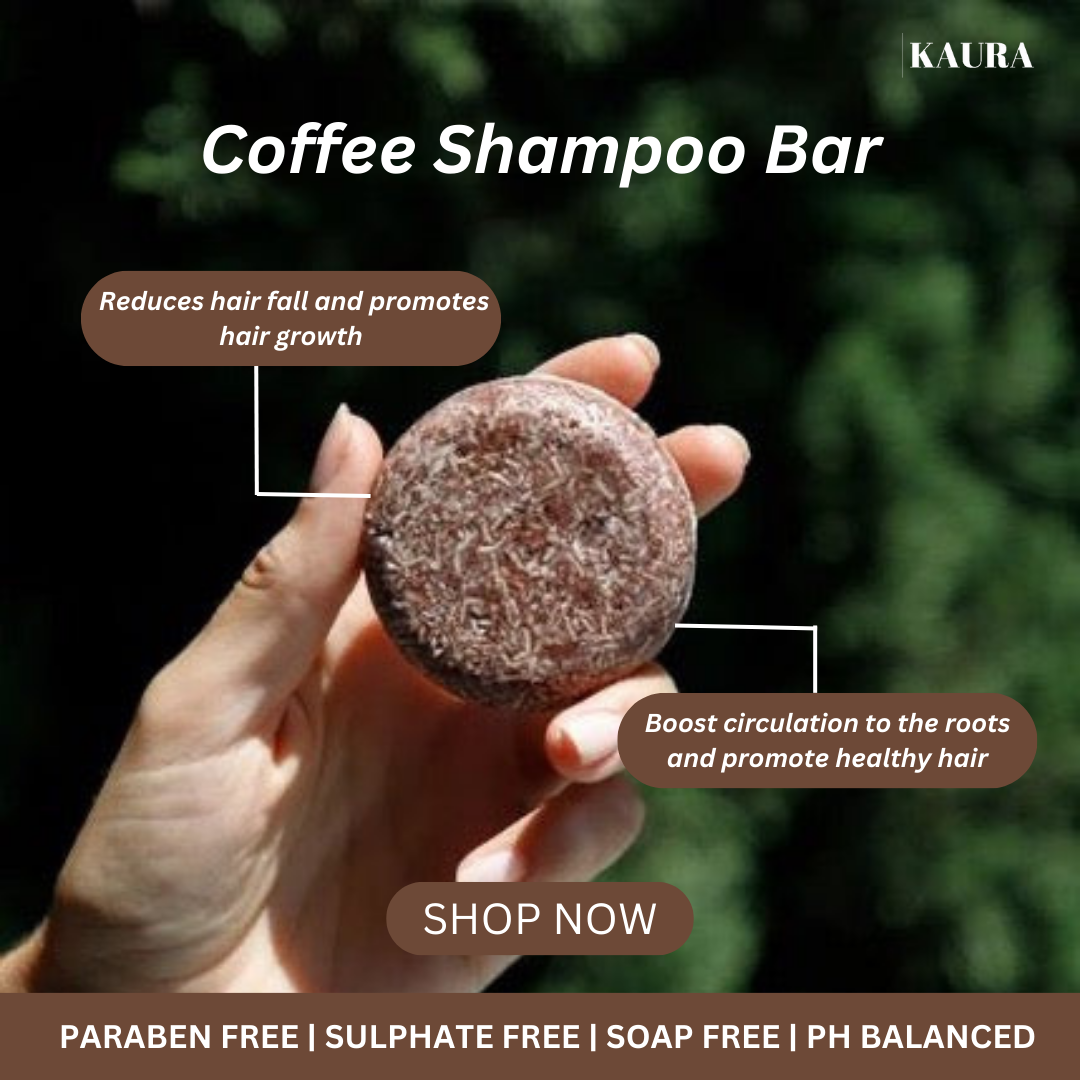 Coffee Solid Shampoo Bar ( Promotes Hairgrowth + Reduces hairfall )