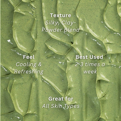 Soothe Mask (French green clay + Spirulina)
