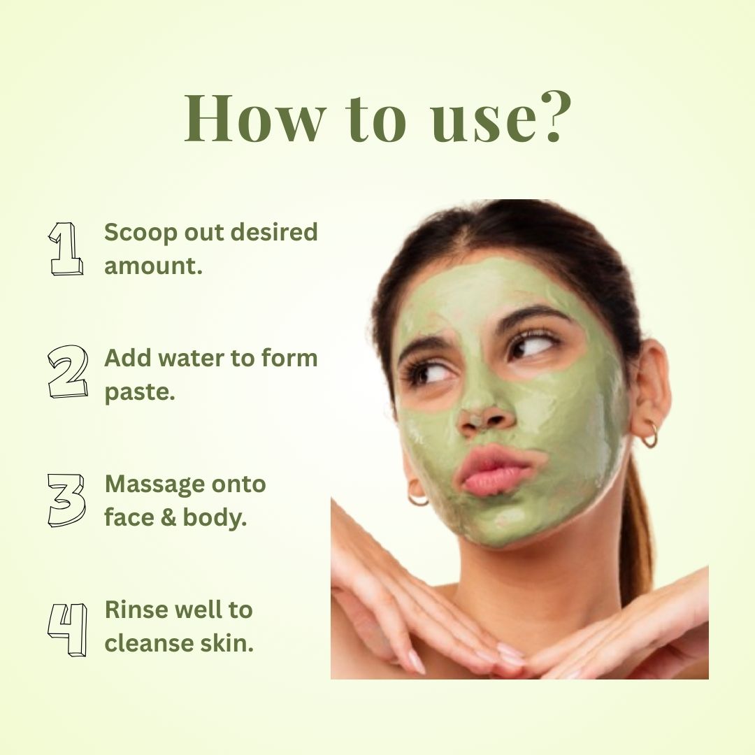 Soothe Mask (French green clay + Spirulina)