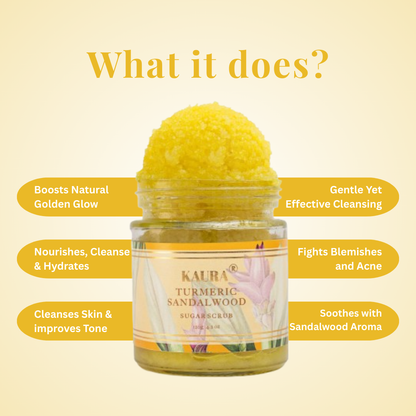 Turmeric + Sandalwood Sugar Scrub