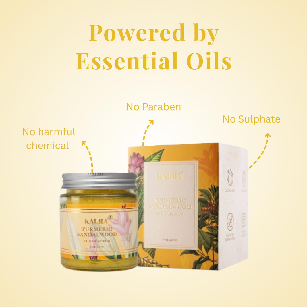 Turmeric + Sandalwood Sugar Scrub