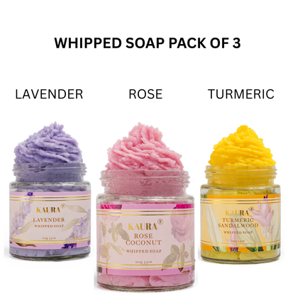 Whipped Soap Bundle (Pack of 3)