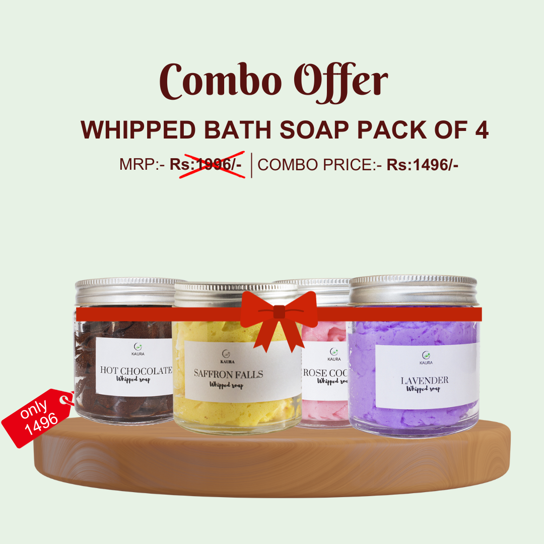 Whipped Soap Bundle Pack of 4