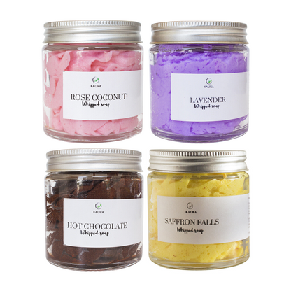 Whipped Soap Bundle Pack of 4