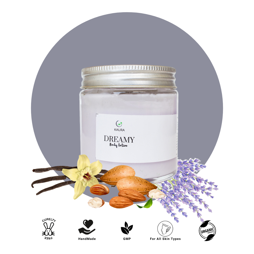 Dreamy natural body lotion by Kaura India 