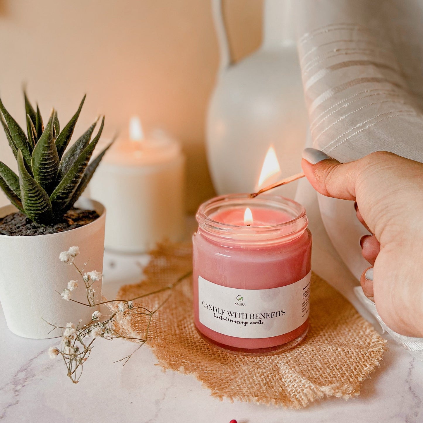 Candle With Benefits 2 in 1 (Massage + Scented)