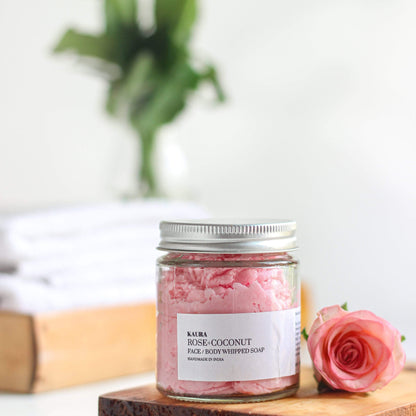 Rose Coconut Whipped Soap